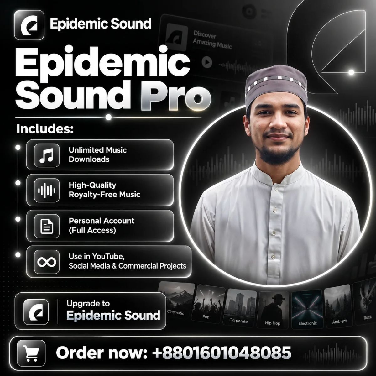  Epidamic sound Price in Bangladesh